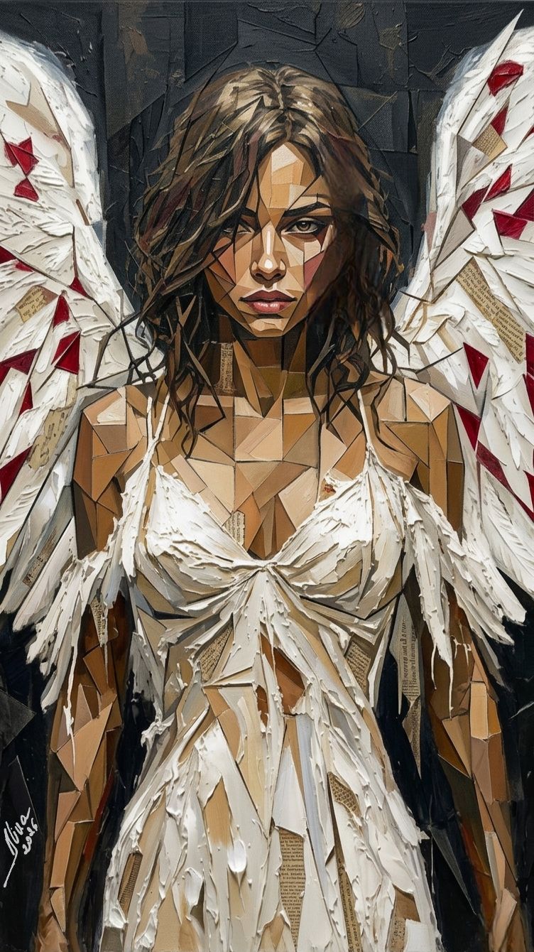 ArteDiAlina.com painting: Broken Wings